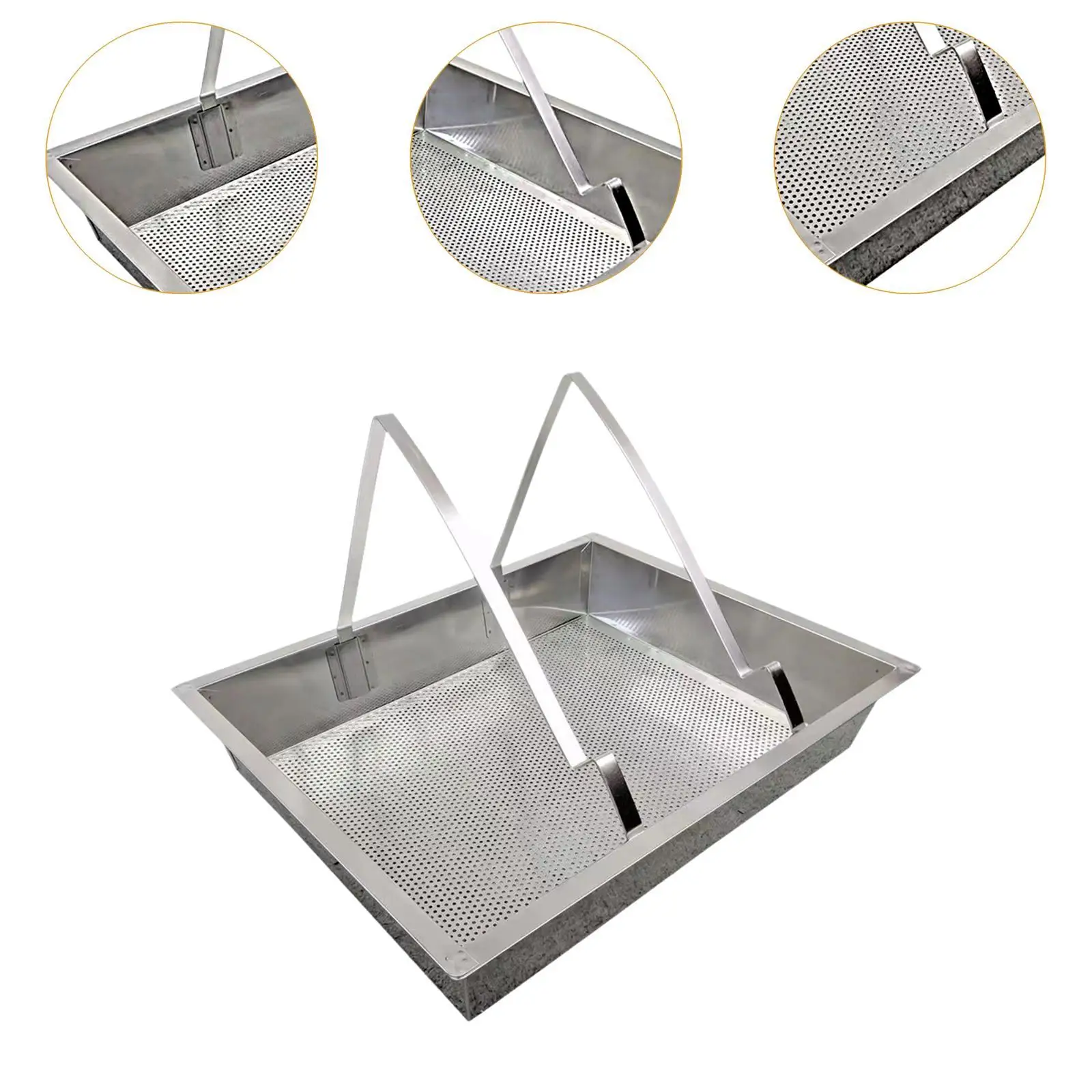 Honeycomb Uncapping Tray Beekeeping Tool Fine Filtration Versatile Stainless 5