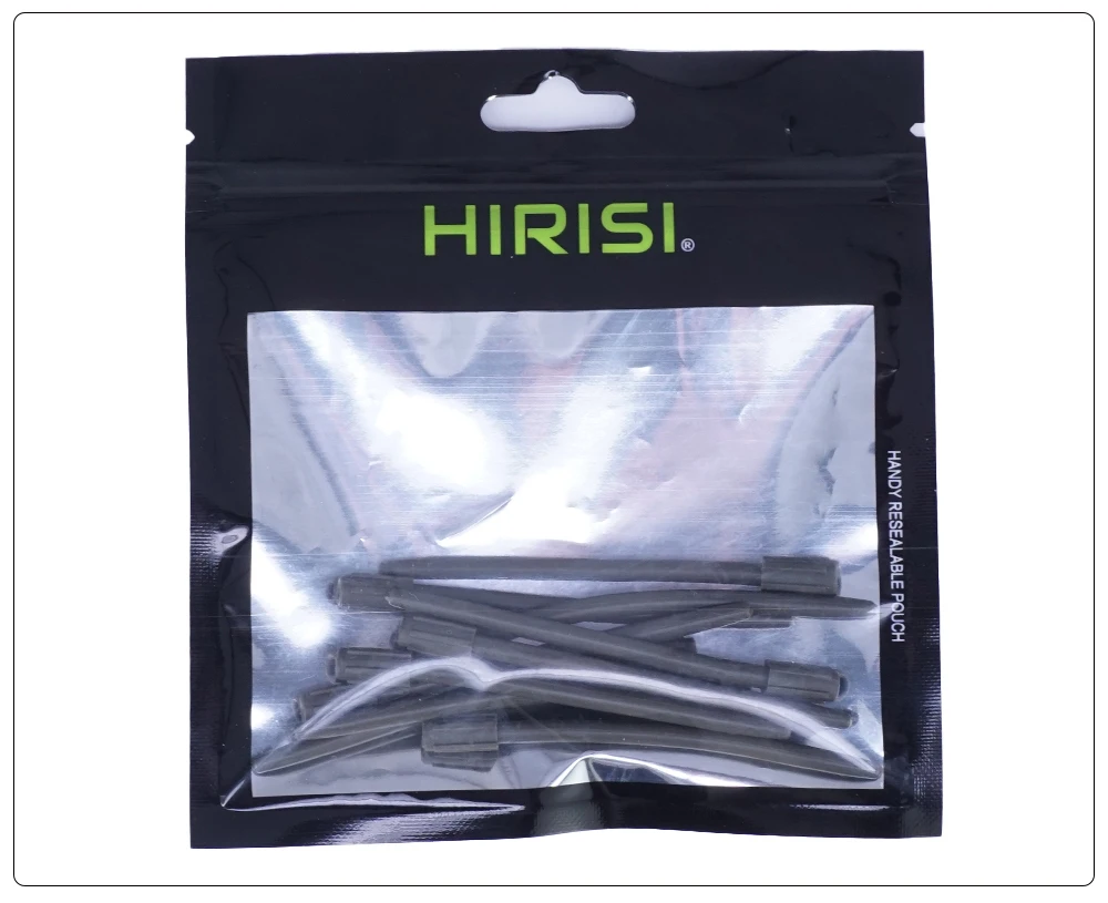 Hirisi 10 stücke 73mm Weich gummi Angeln Anti Tangle Ärmel Karpfen Angeln Inline Blei Rohr Ah013 Angel zubehör – Detail 8