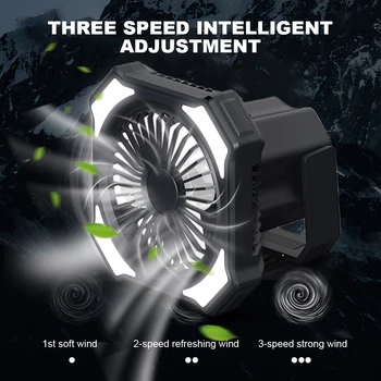 10000mAH LED Camping Fan Lights Outdoor Rechargeable Tent Camping Light Travel Portable Ceiling Fan Lamp Emergency Power Bank 4