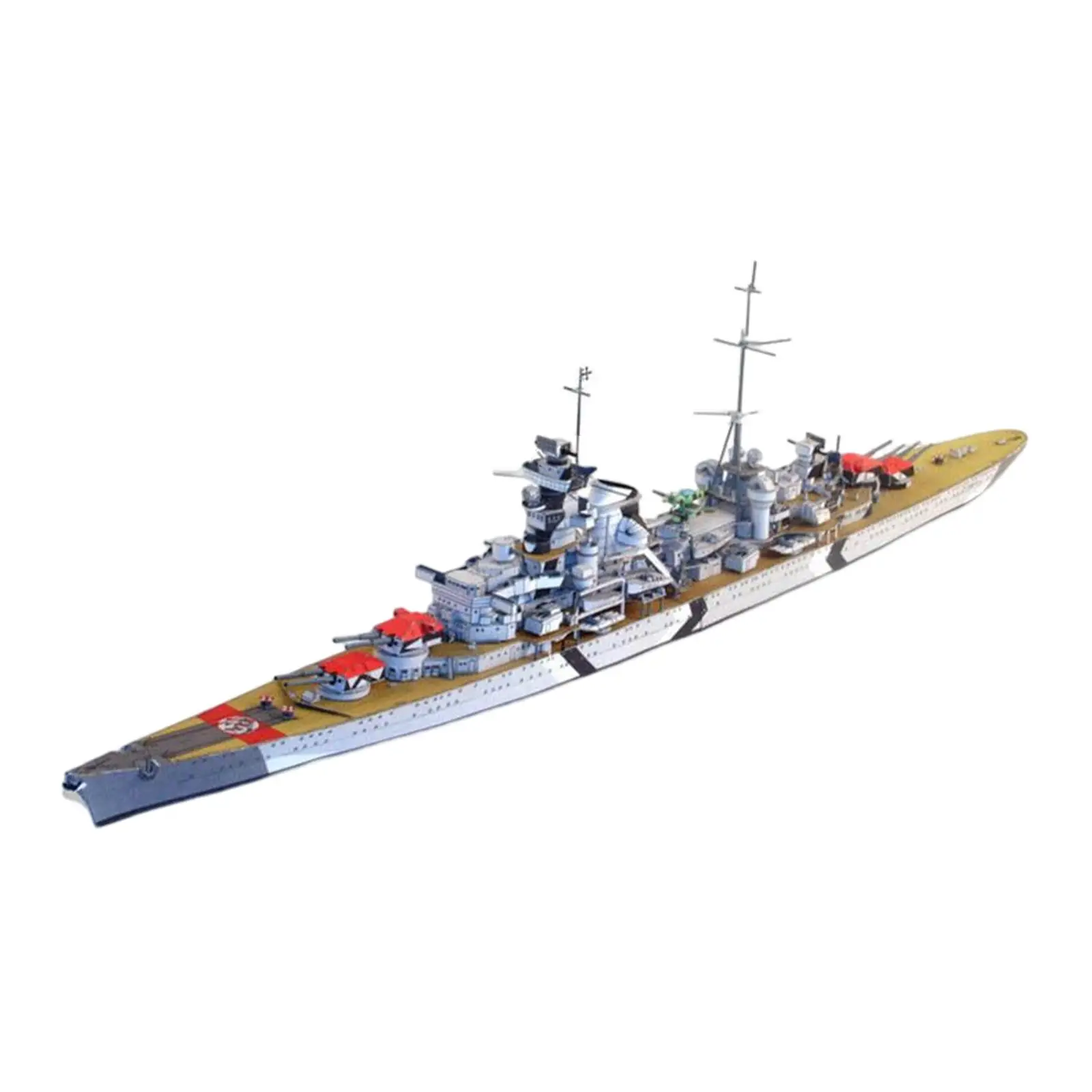 1/400 보트 장난감 장식 종이 공예 파티, 십대용 3D 퍼즐