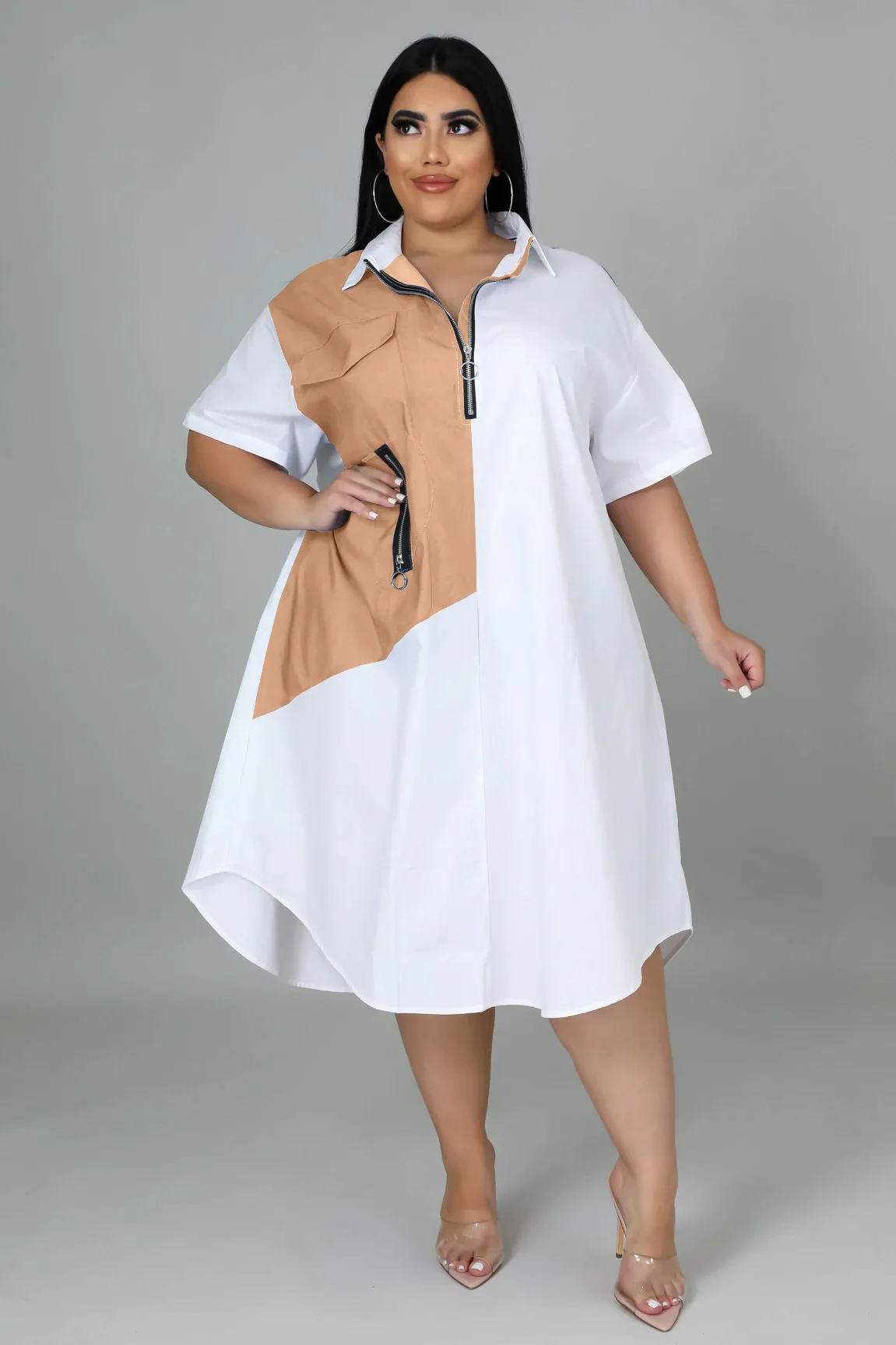 Khaki White