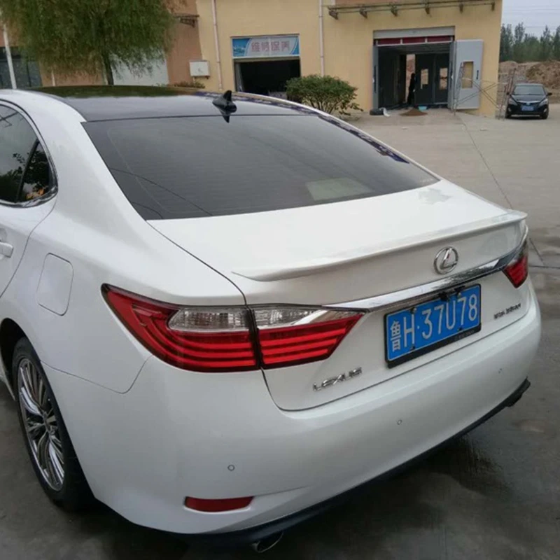 

For Lexus ES250 ES350 Spoiler ABS Material Car Rear Wing Primer Color Rear Spoiler For Lexus ES300 350 250 Spoiler 2012-2014