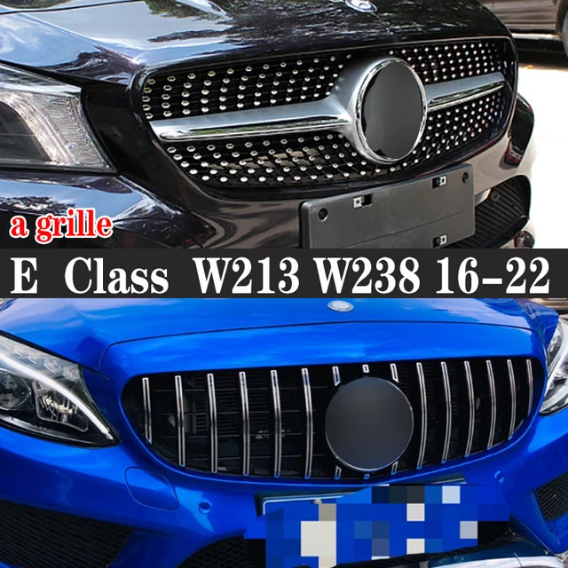 Suitable For Mercedes Benz E Class W213 W238 E300 E350 E260 GT Style Grill  Front Bumper Movement Grille Star net 2016-2022 - AliExpress