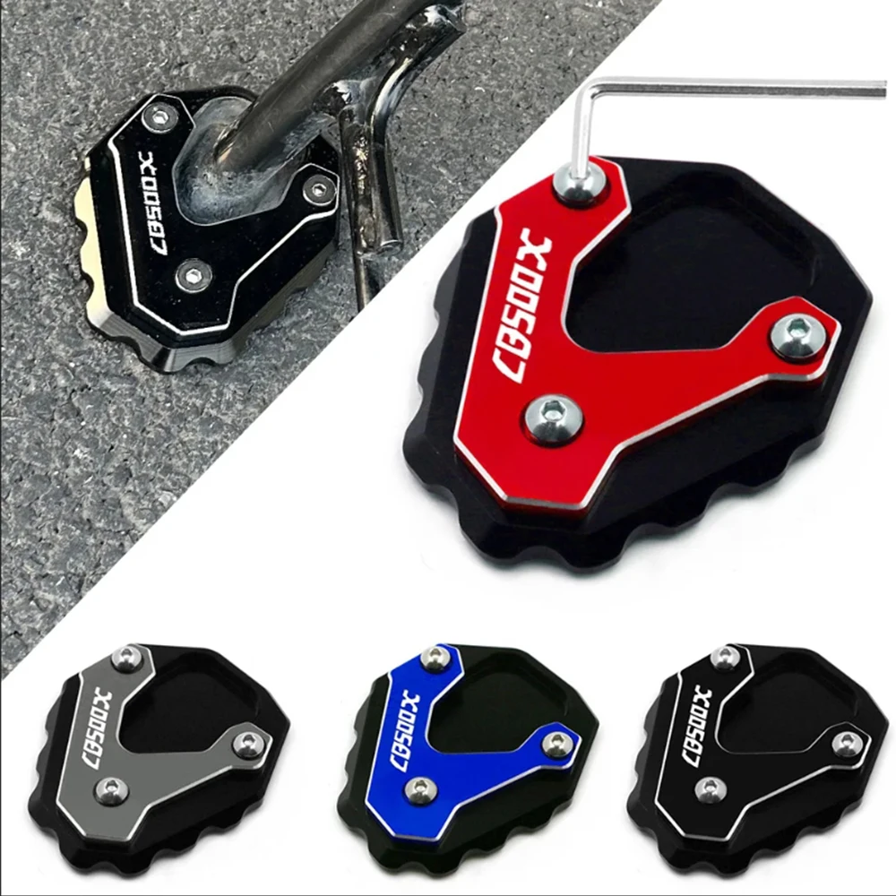 Motorcycle Kickstand Extender For HONDA CB500X 2013-Motorcycle Kickstand Foot Side Stand Enlarge Extension Plate Pad