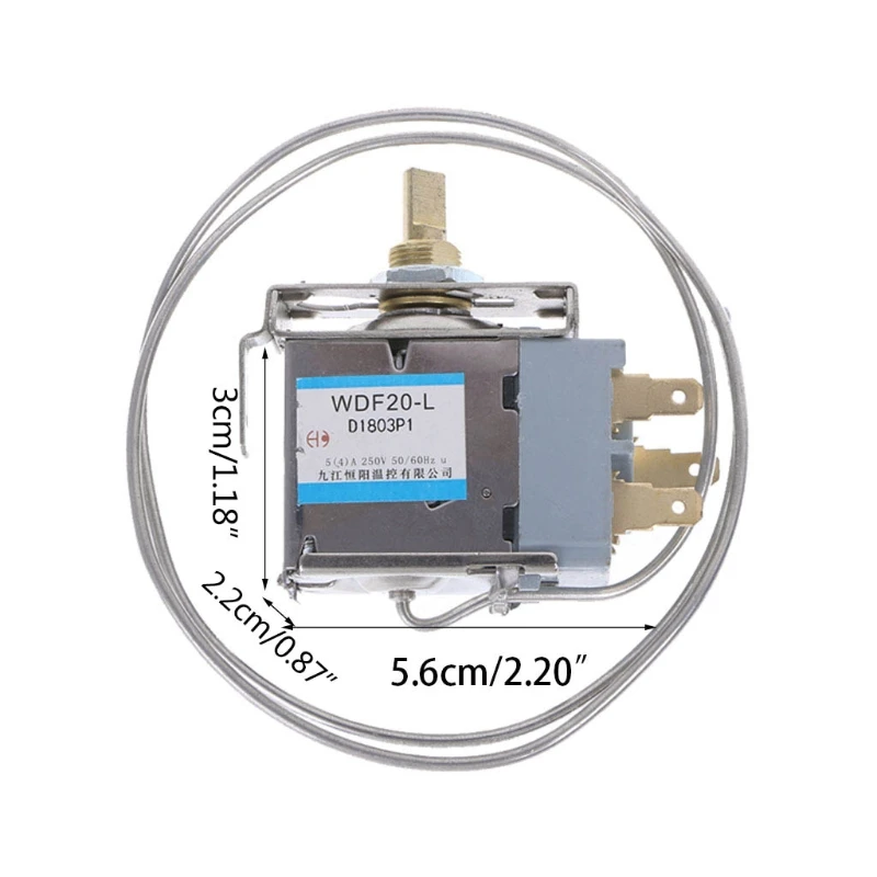 Refrigerator Parts WDF18-L WDF20-L WDF19-K WDF22-L Refrigerator Thermostat 250V Household Metal Temperature Controller