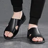 Men's Sandals Breathable Wear-Resistant Anti-Slip Soft Bot Odor-Resistant Dad Beach oes Summer Casual Hollow out Sandals