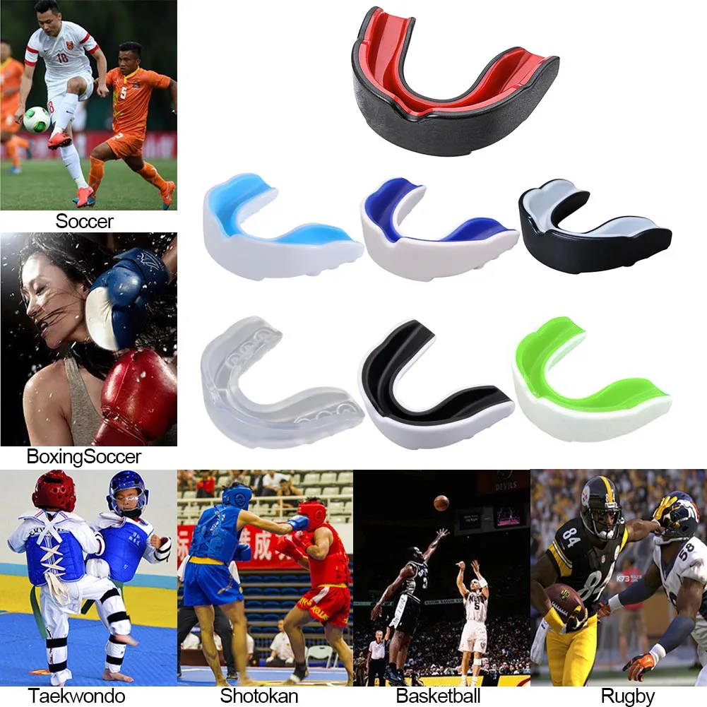 Sports Mouthguard Mouth Guard Teeth Protector For Boxing Karate Muay Thai  SY..X