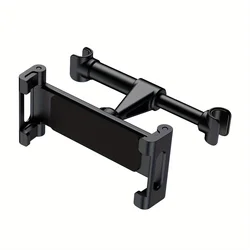 Universal Car Headrest Tablet Holder - Adjustable Stand for 4.7-12.9 Tablets and Devices (Q2-duan-hei)
