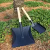 Gardening Shovel Iron Gardening Tool With Wooden Handle Heavy Duty Hand Shovel Multifunctional Digging Spade Durable Mud Shovel 4
