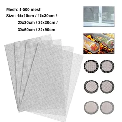 Stainless Steel Woven Wire Filtration Mesh - 4 - 500 Mesh Count - 30x90cm (60 Mesh)