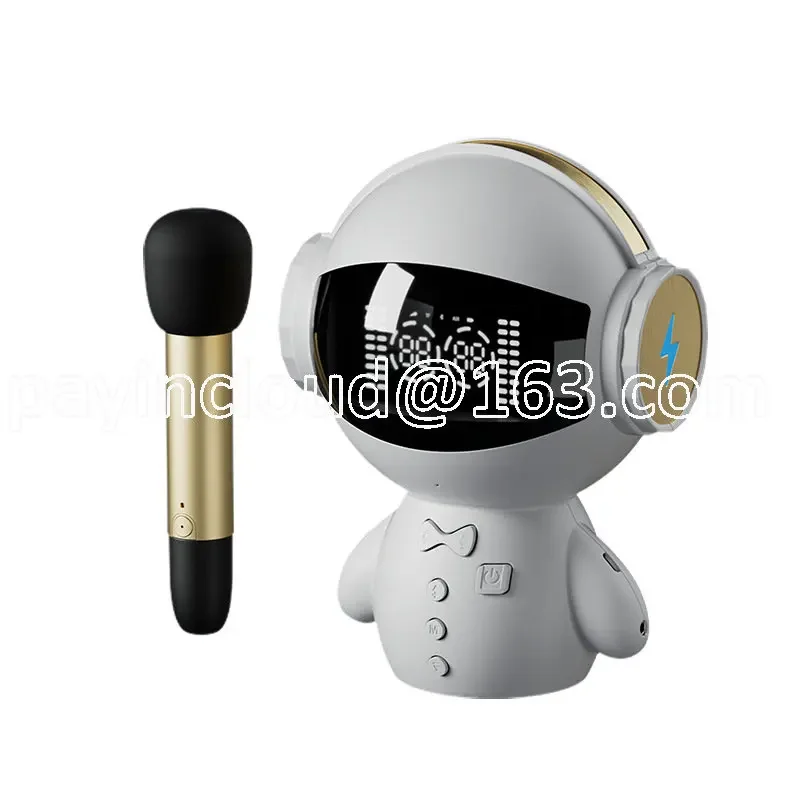 

M100 Robot Bluetooth Intelligent Speaker Computer Ksong Private Model Electronic Clock Alarm Clock Audio Creative Gift