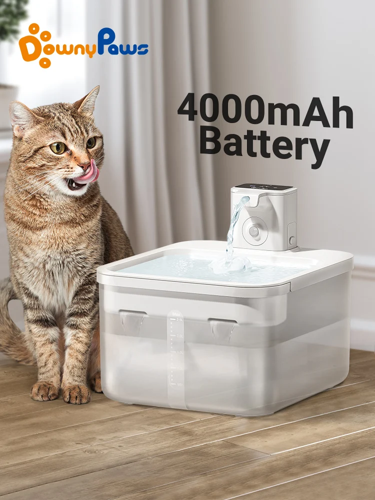 Automatic Water Fountain Cats Wireless Water Fountain Cats 2.5l Cat