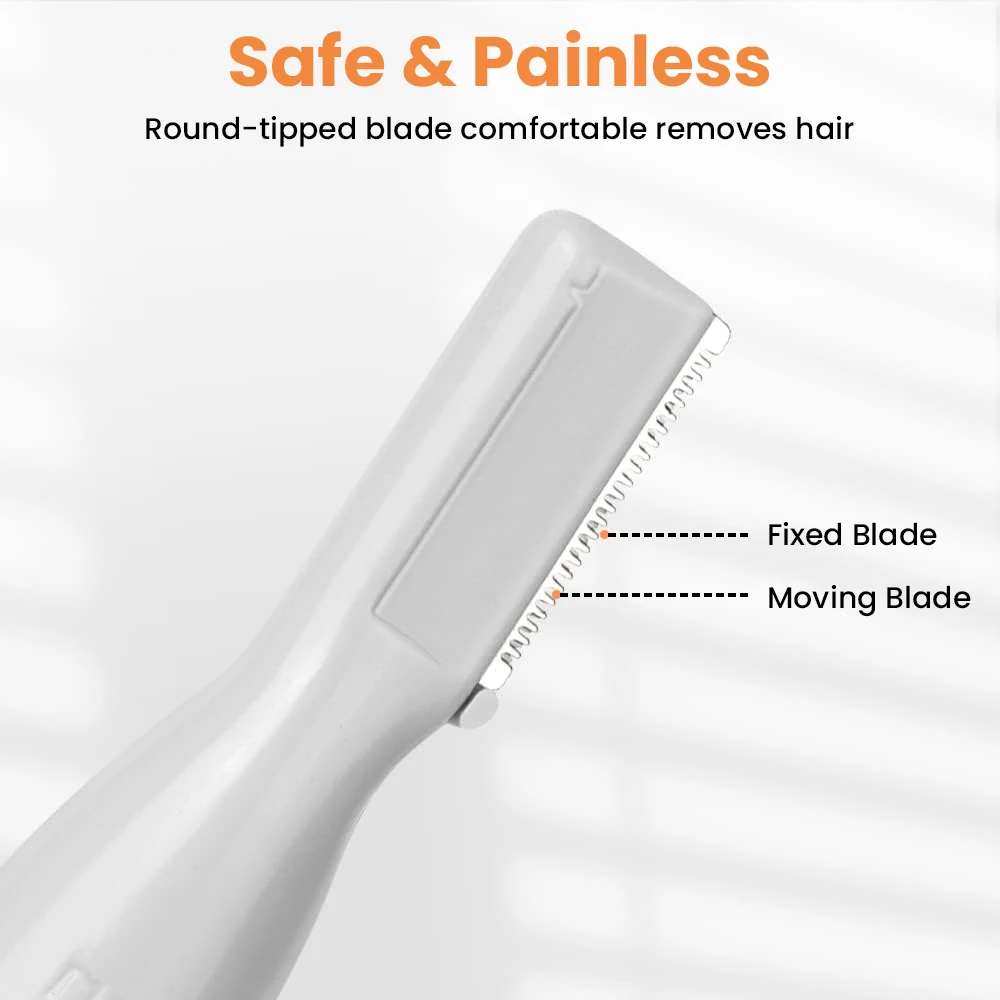 Portable Electric Eyebrow Trimmer Shaver Pencil Hair Remover For Facial Neck Blur Lips Body Arms Legs_voghion.com