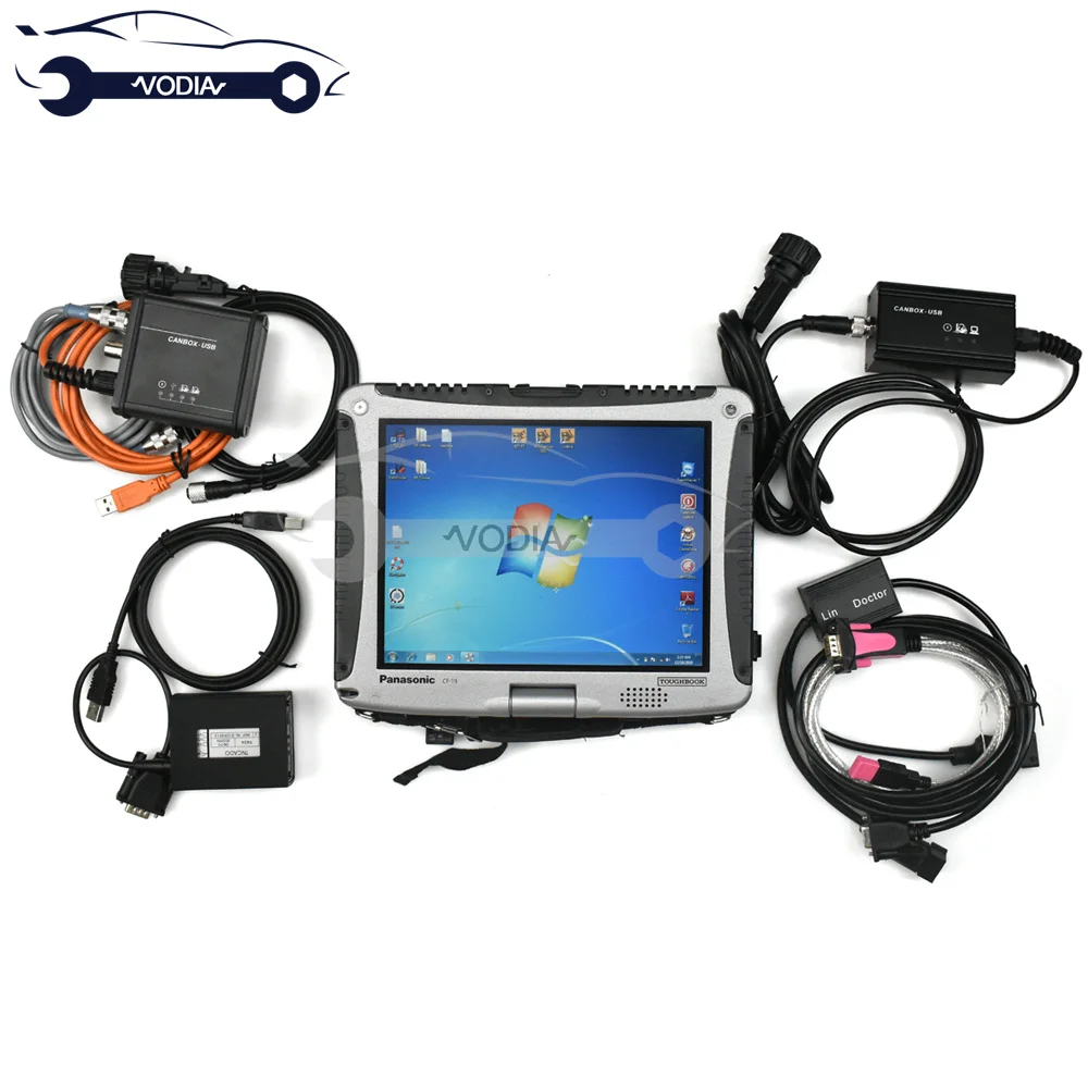 

3 in 1 Forklift diagnosis scanner Jungheinrich Judit box Incado Still STEDS with linde canbox doctor tools with CF19 laptop