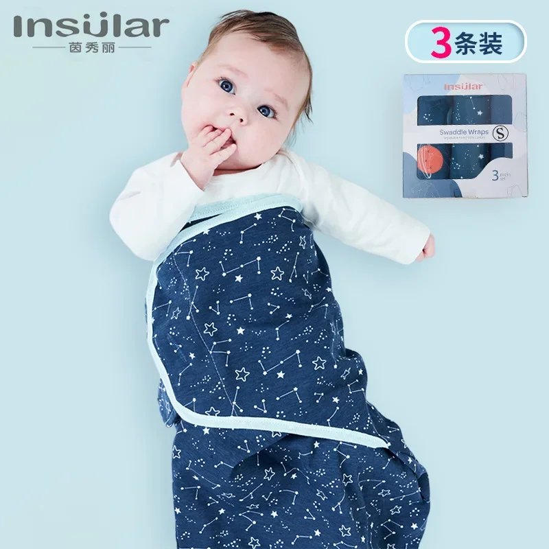 Babies Sleeping Bags Newborn Baby Cocoon Swaddle Wrap Envelope 100%Cotton 0-6 Months Baby Blanket Swaddling Wrap Sleepsack