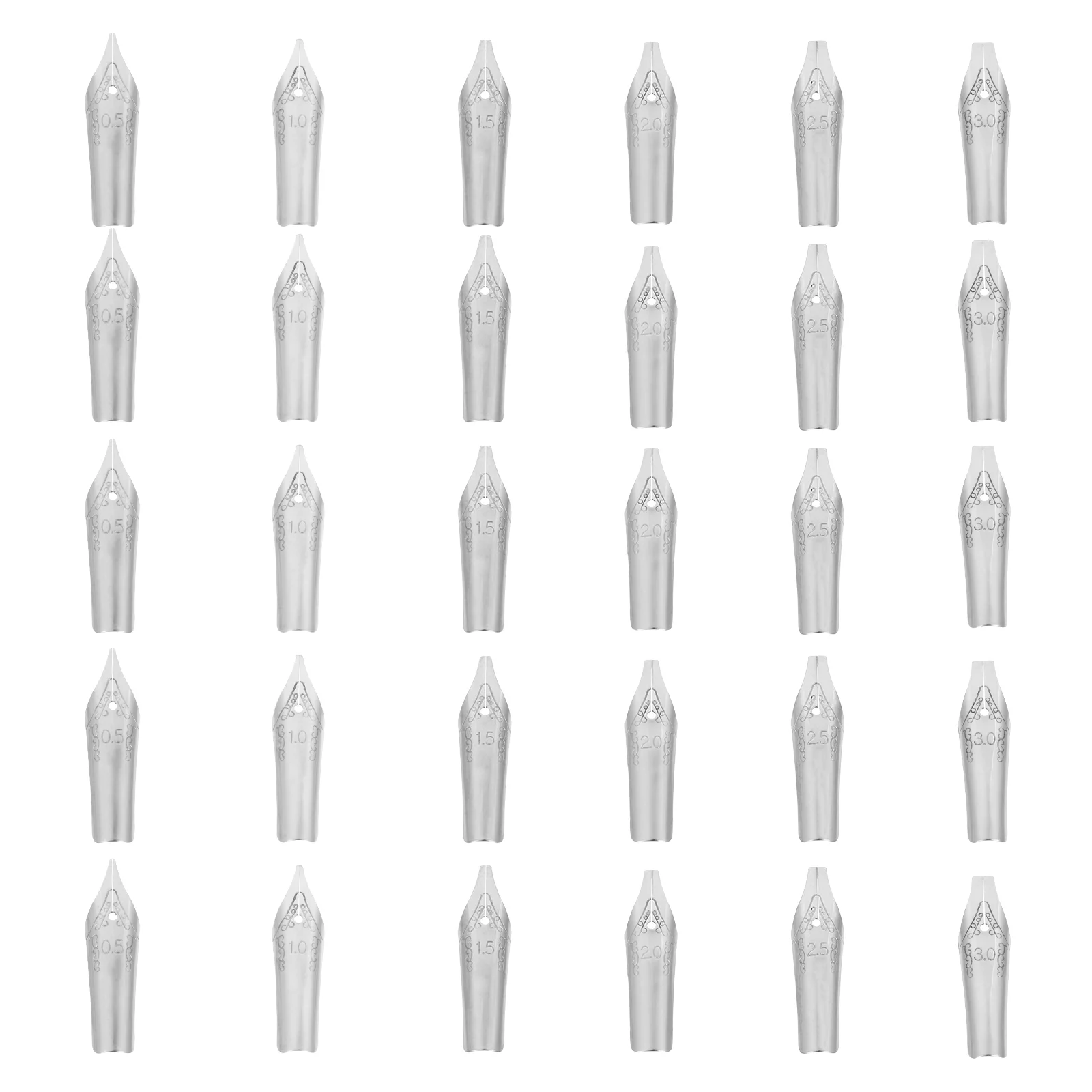 

Fountain Pen Replacement Nibs Pen Nibs Set Calligraphy Writing Pen Nibs Stainless Steel Writing Dip Ink Pen Nibs