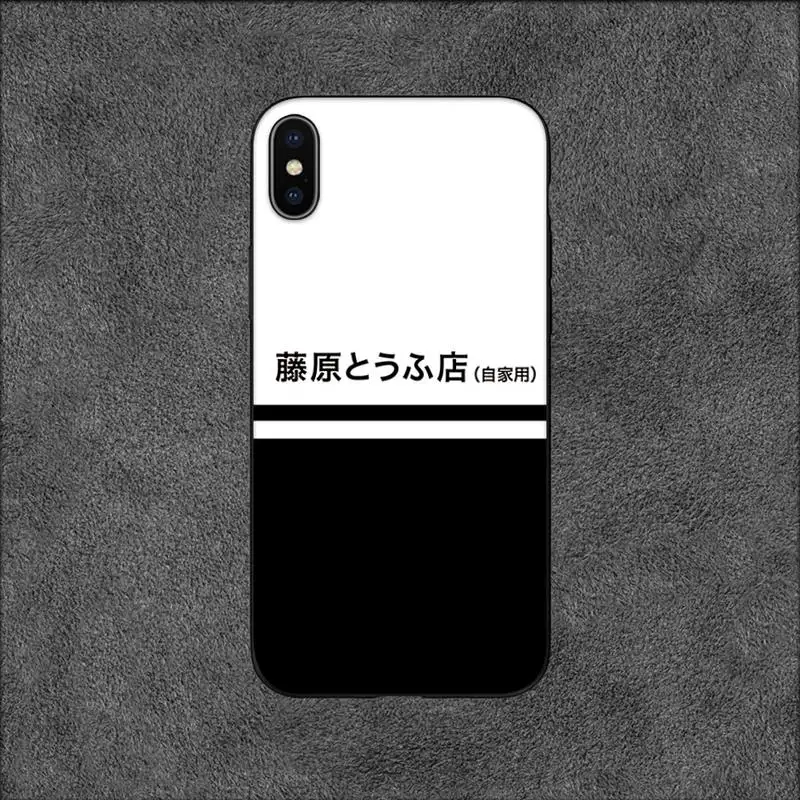 Classic Japan Cartoon Initial D Silicon Soft Shell Phone Case