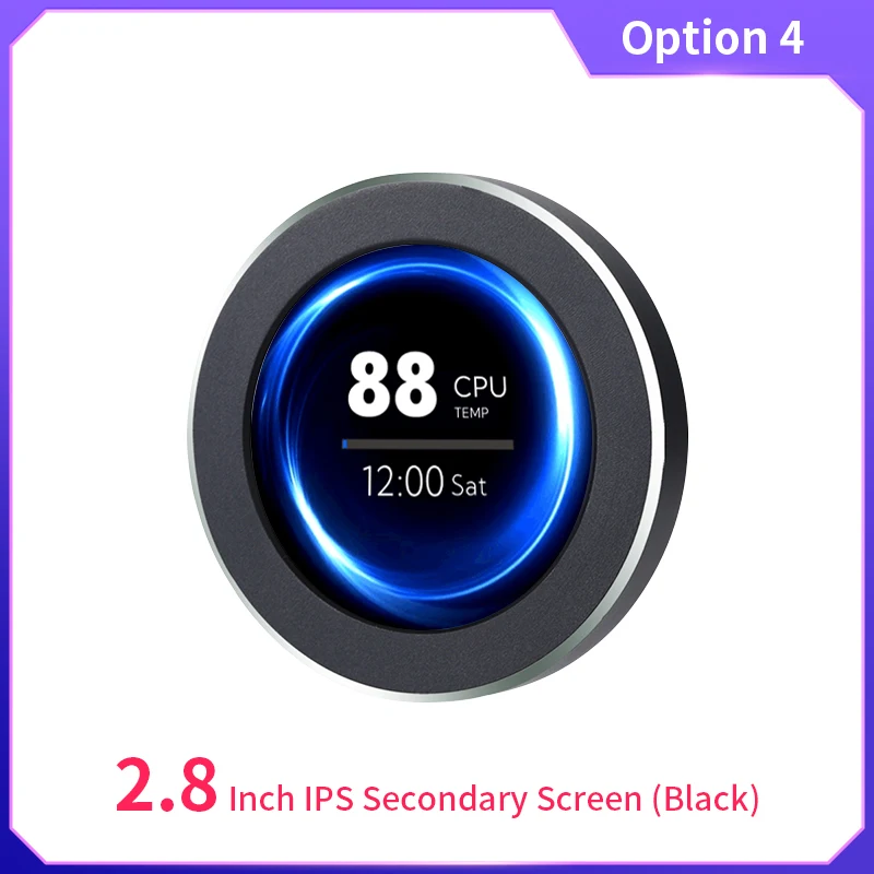 2.1 Inch IPS Secondary Screen Water-Cooled Round Screen