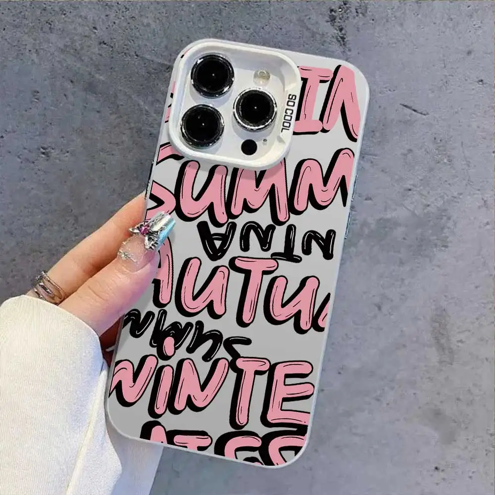 Silver IMD Protective Phone Case Cover