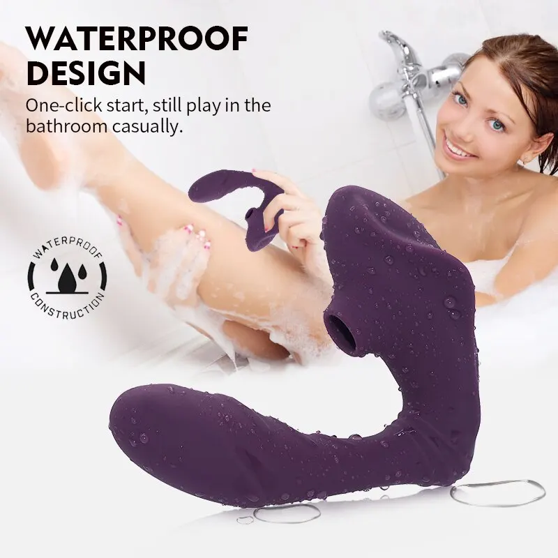 Female Sex Toys Vaginal Vibrators Clitoris Vibrator Vagina Sucking Vibrator Vibrating Sucker Oral Sex Suction Clitoris Stimulator Erotic Sex Toy for Women Sexual Wellness