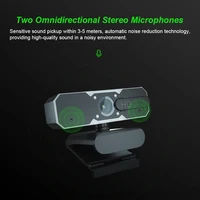 1080p 60fps RGB Led Light Game Webcam USB Camera For Gaming PC Computer Web Cam With Microphone 7 Color Change - Image 5