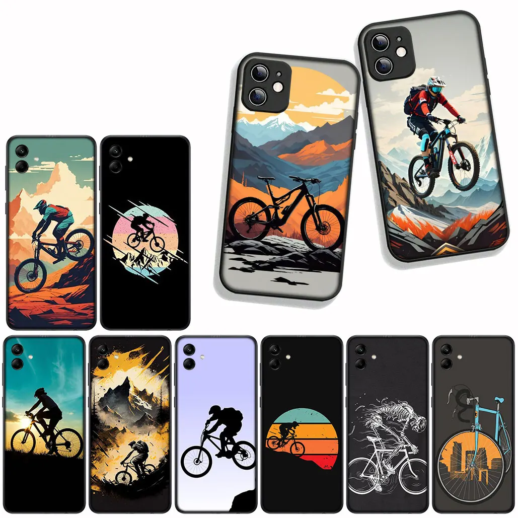 Mountain Bike Cycling Art Phone Case