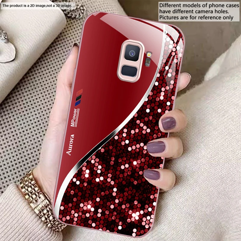 Sleek Silver Metal Curve Glass Phone Case