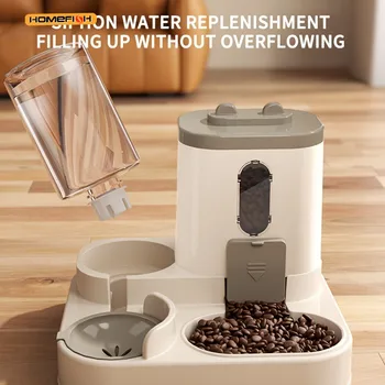 2-in-1 Automatic Cat Food and Water Dispenser - الصورة 4