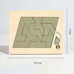 Wooden Geometric Brain Teaser Puzzle (E)