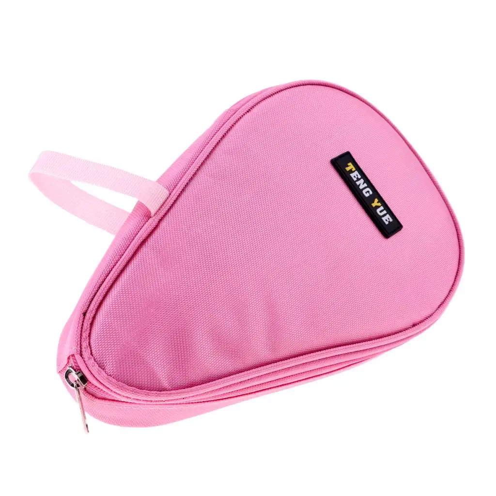 Table Tennis Racket Pong Paddle Bat Bag Cover Ball Storage Pouch Holder
