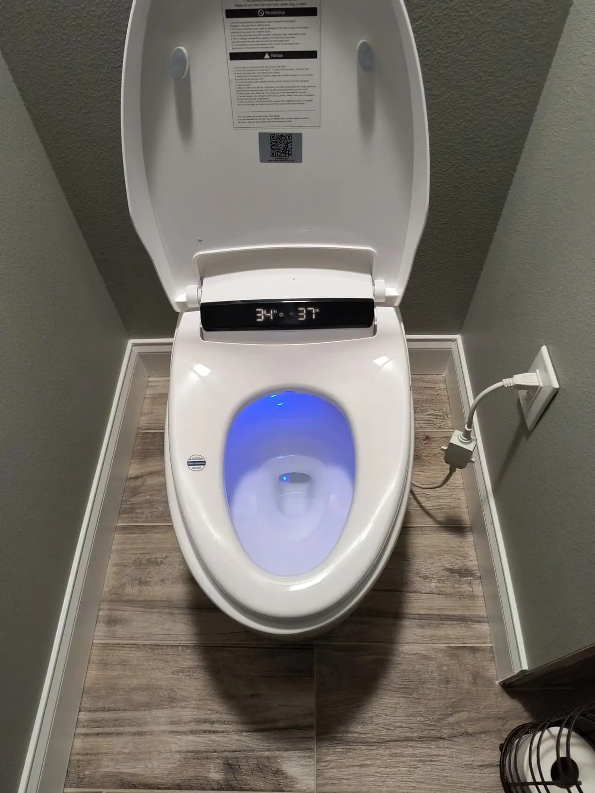 Modern Wc Intelligent Toilet Elongated One Piece Advanced Bidet Multi Function Remote Control Automatic Smart Toilet With Bidet