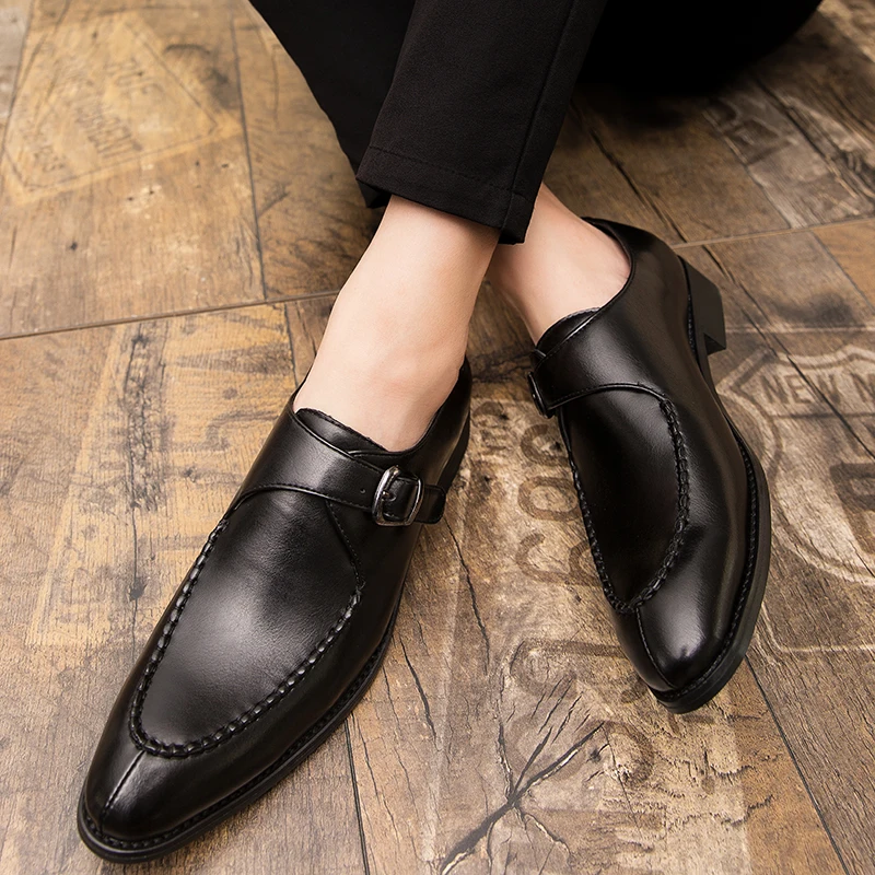 Italian Dress Shoes Men Wedding Party Shoes High Quality Casual Loafer Male Designer Flat Plus Size 48 Zapatos Hombre