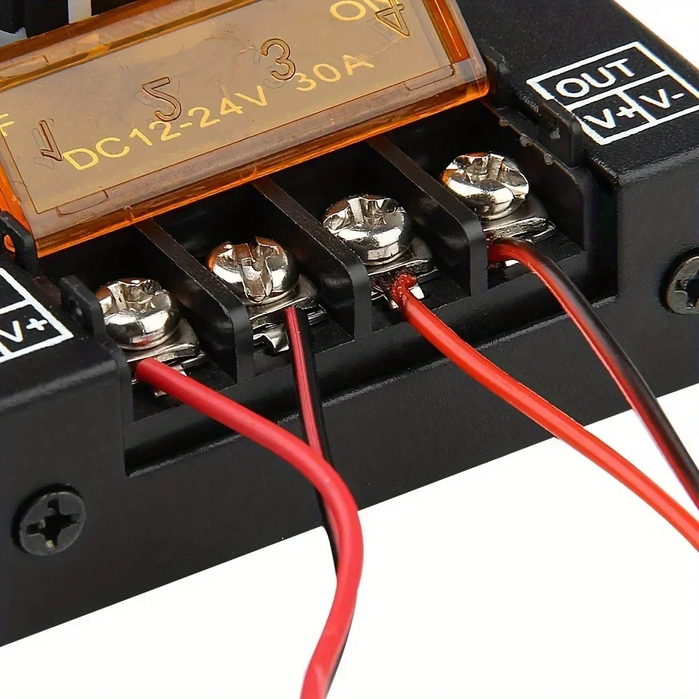 DC 12V-24V LED Dimmer Switch 30A LED Monochrome Controller PWM Digital Stepless Dimming for Lamp Strip Single Color Lamp