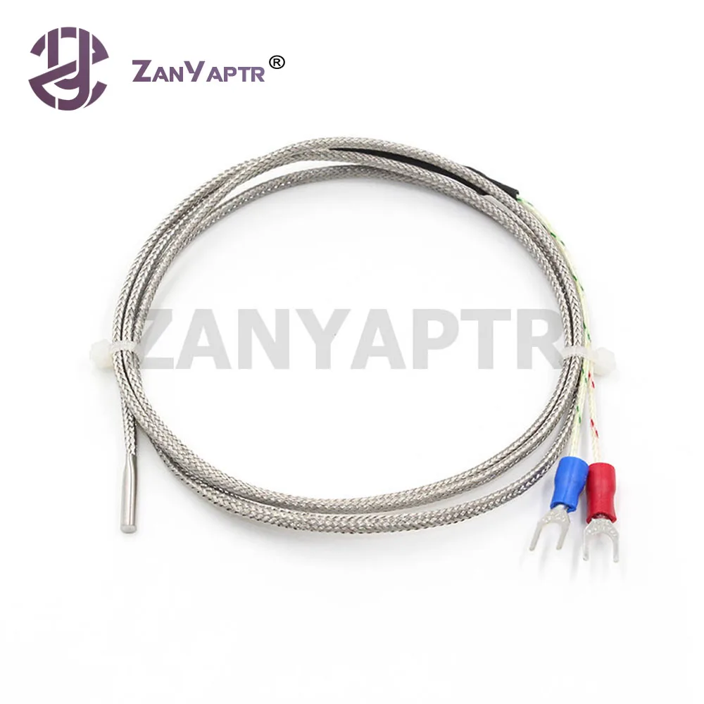 Sonda De Sensor De Temperatura Termopar Tipo K/E/PT100, Arandela De Orificio De 5mm Cable De 1 10m Para Sensor De Temperatura Industrial 0 800 C