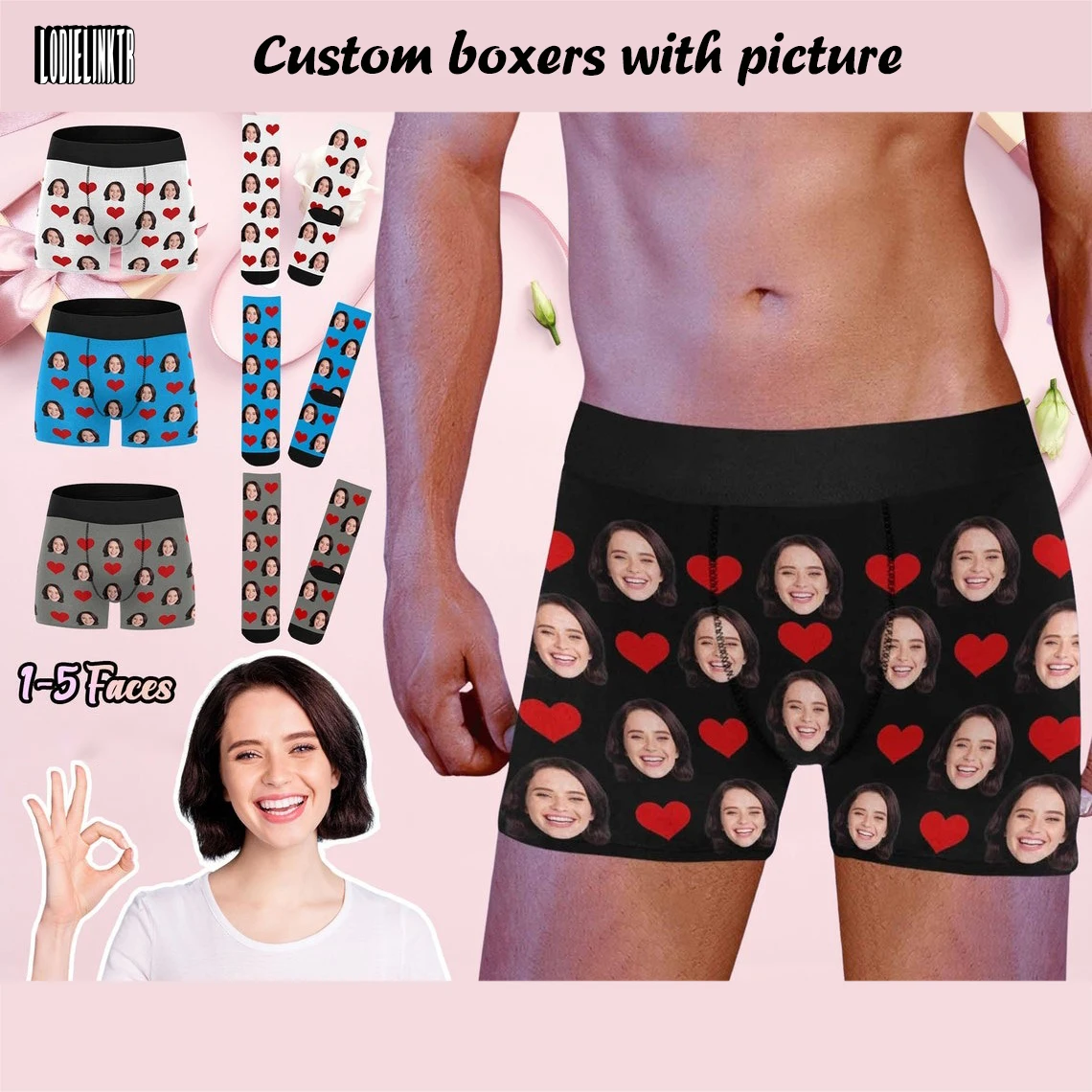 socks storage box household wardrobe drawer tableware storage artifact underwear organizer Valentine's Day Gift Custom Boxers With Picture Custom Underwear With Face Personalized Photo Underwear Briefs/Socks For Gift