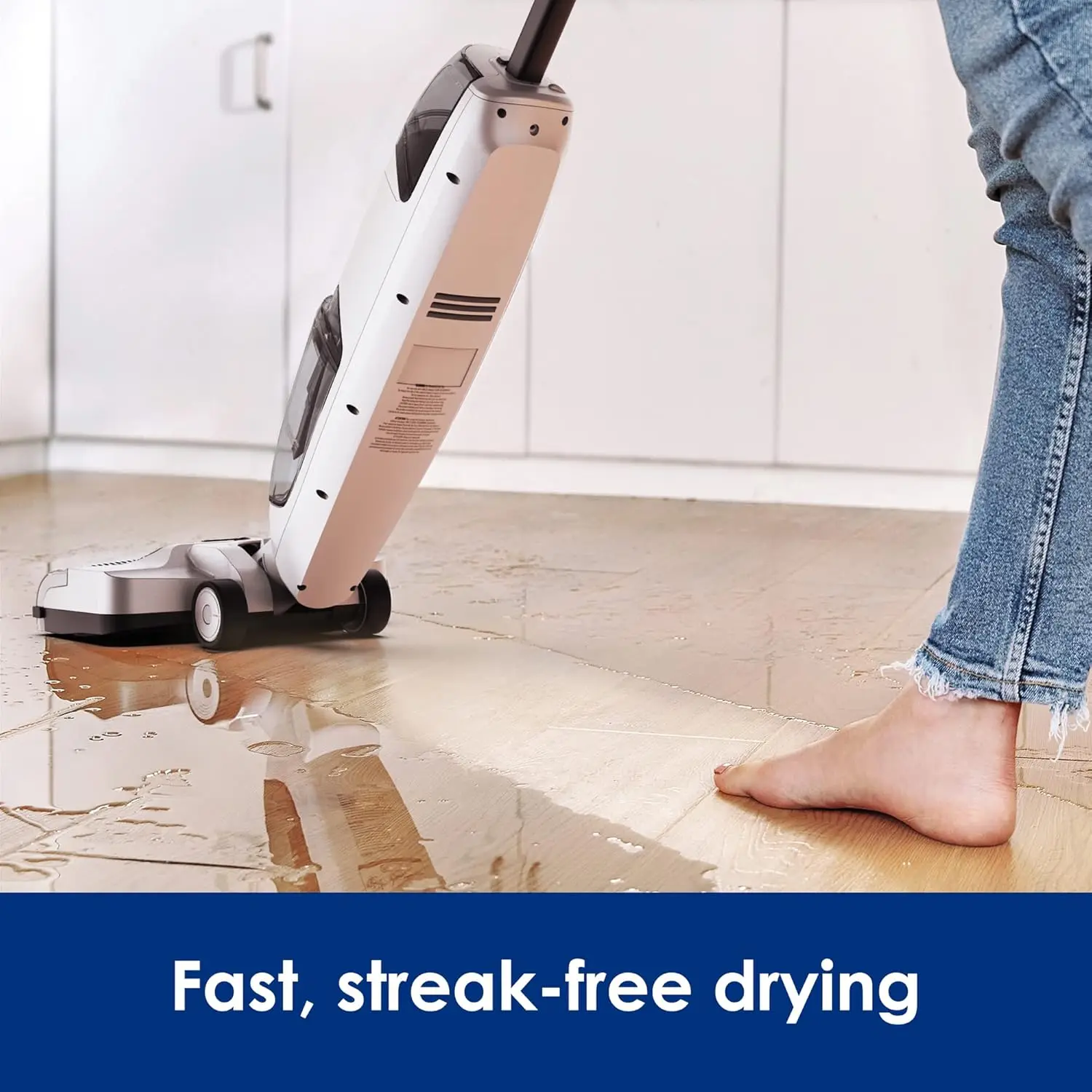 Tineco iFLOOR 2 Cordless Wet Dry Vacuum Floor Cleaner & Mop, One-Step Cleaning for Hard Floors,Great for Sticky Messes &Pet Hair 4