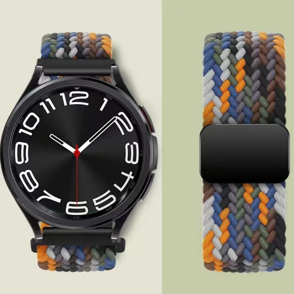 Nylon Braided Solo Loop Strap with Magnetic Buckle – Available in 22mm and 20mm Sizes