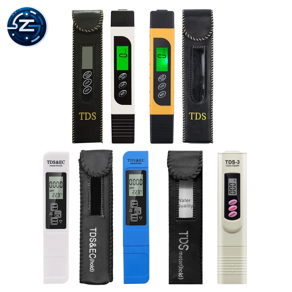 PH Meter 2/3 in 1 TDS&EC&Temp Digital Water Tester 0-999ppm,Water Quality Tester for Drinking Water,Pool,Aquariums,Kitchen