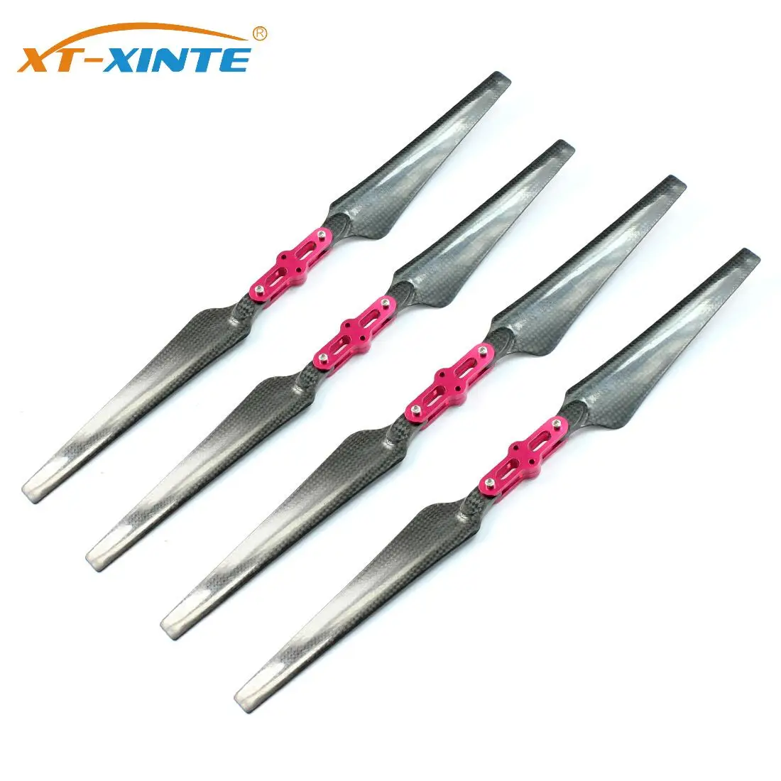 Drone Propeller 2 Pairs 1555 Carbon Fiber Folding Propeller Prop Clip Set For DIY Multicopter RC Drone Spare Parts Accessories