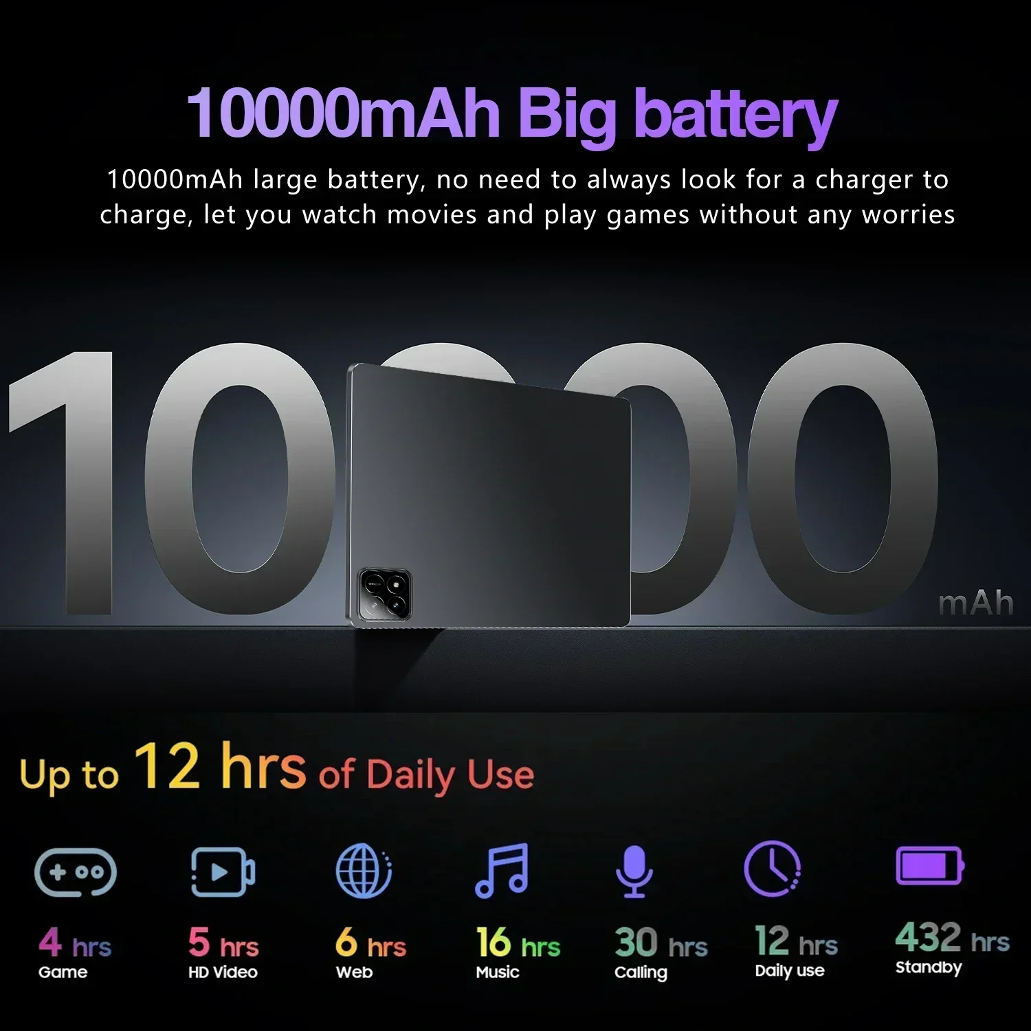 2024 Global Version Original Pad 6S Pro Tablet PC 11inch HD 4K Android 13 16GB+1T 10000mAh 5G Dual SIM WiFi GPS Tablets Mi Tab - Image 4