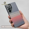 S25ultra Strong Mganetic Slim Armor Case For Magsafe Metal Len Carbon Fibre Patterned PC Cover For Samsung Galaxy S25 Ultra Plus 1