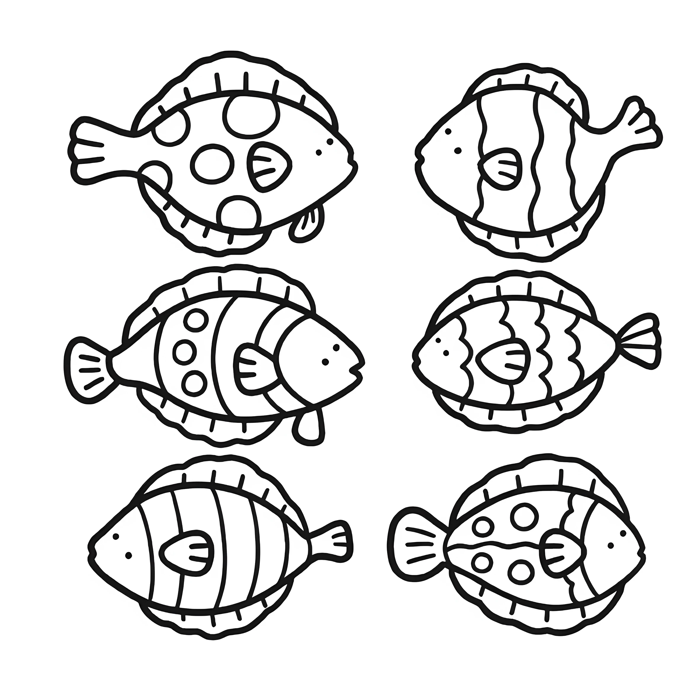 Bold-easy Patterns Coloring Book for Adults Cute Drawing Book Perfect Gift for Party and Birthday 6