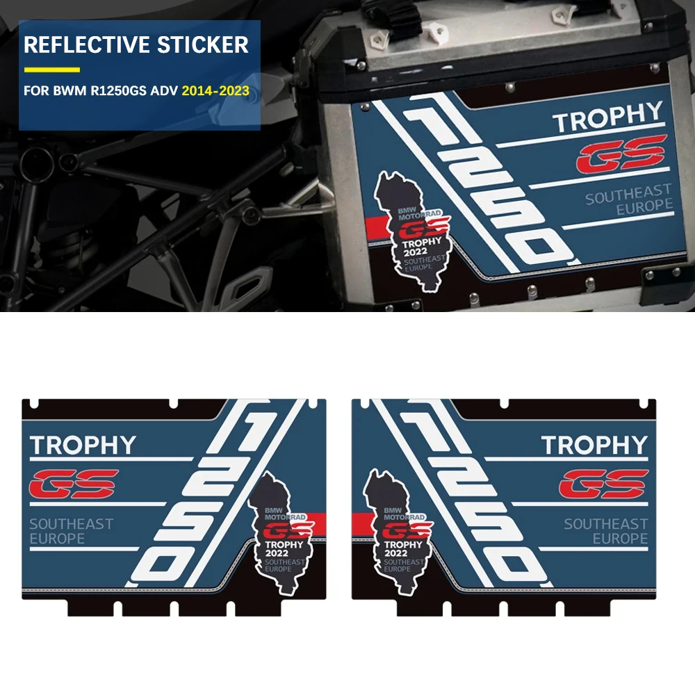Custodia Adesiva Per Scatola In Alluminio Per Moto Per Bmw R1250Gs Adv R 1250 Gs Adventure Side Panniers Sticker Gsa 1250 Panniers 2014-2023