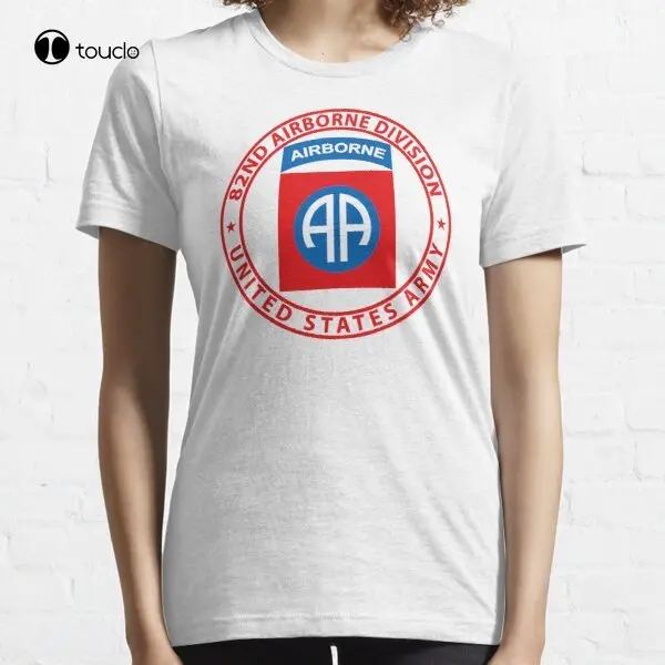 

82Nd Airborne Wings T-Shirt Tee Shirt Girl Dad Shirt Custom Aldult Teen Unisex Digital Printing Tee Shirts New Popular Tshirt