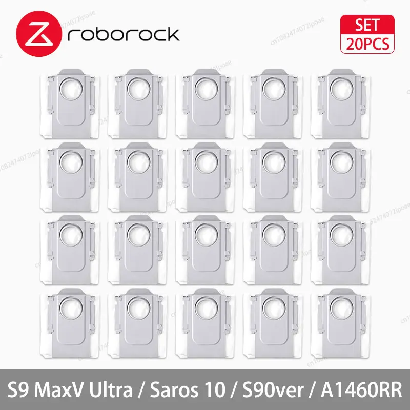 Roborock Robot Vacuum Essential Cleaning Kit - Side Brushes, Mop Cloth, HEPA Filter, Dust Bag