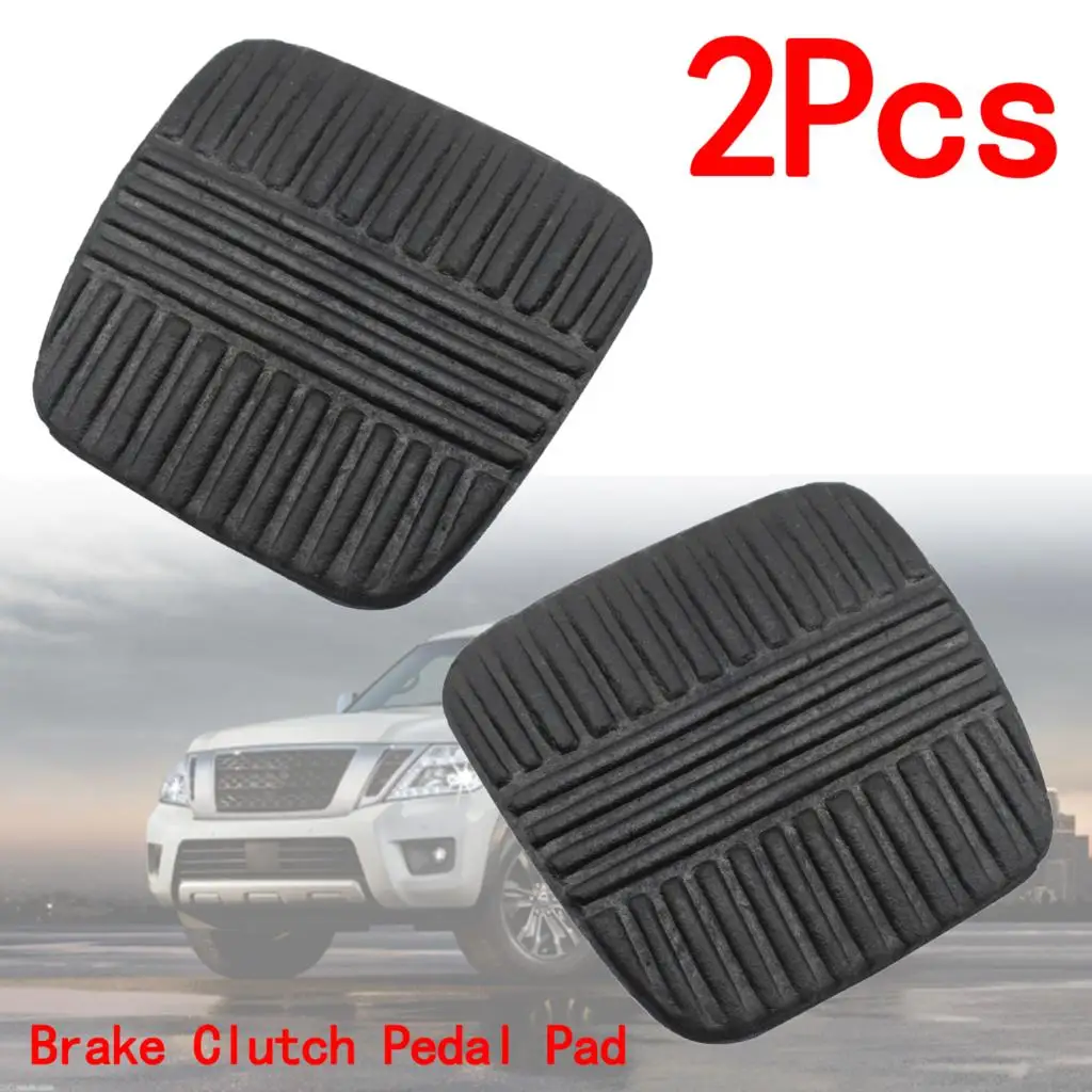 Lot De 2 Protège-pédales En Caoutchouc Pour Nissan Patrol MQ Et Ford Maverick - Frein Et Embrayage - Dimensions 5,6x5,6 Cm