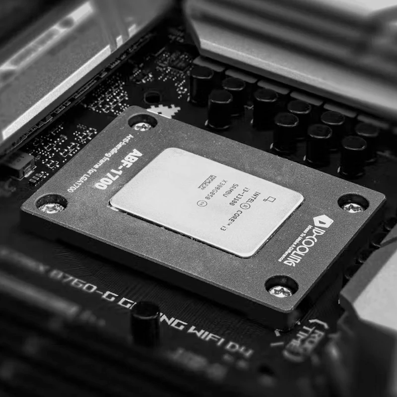 ID 쿨링 ABF 1700 안티 벤딩 버클 프레임 알루미늄 12 13 14세대 CPU 고정장치 LGA1700용 드라이버 포함