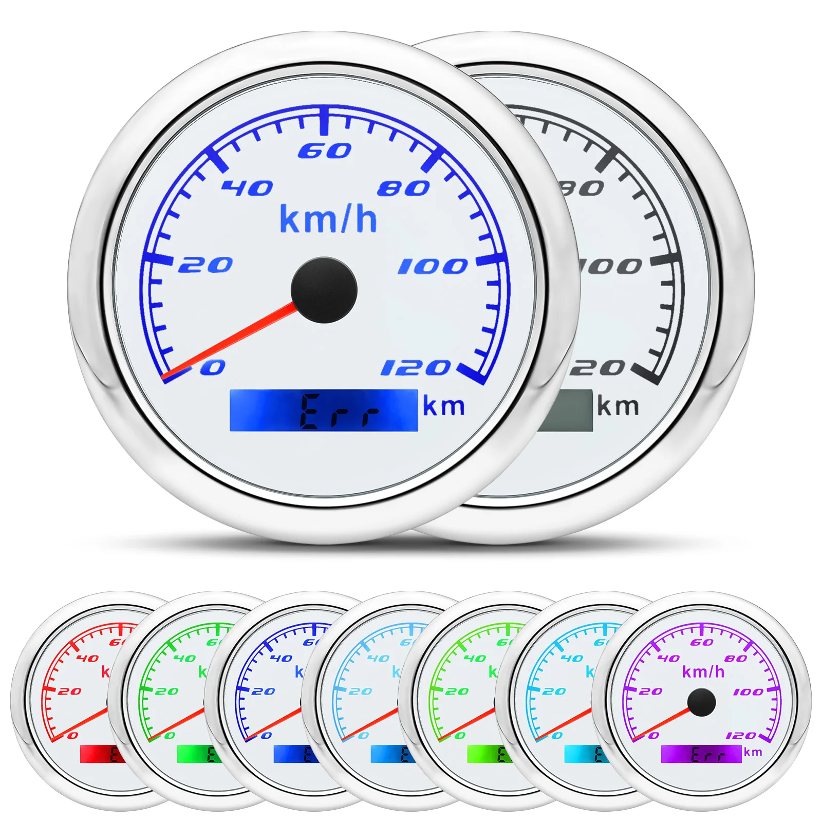 タコメーター オドメーター 12000RPM 199km/h スピードメーター,防水