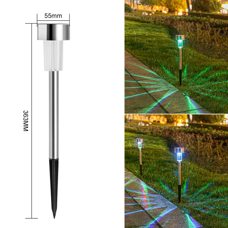 thumbnail image 1 of Luces solares para exteriores, lámpara de jardín con energía solar, impermeable, para exteriores, para patio, jardín, césped, patio, decoración, 1 of 5