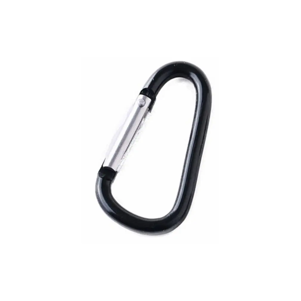 Holesto Set 5 Moschettoni Plastici Tattici - Carabiner Nero Chiusura A Molla Per Zaini E Escursionismo - Foto 4